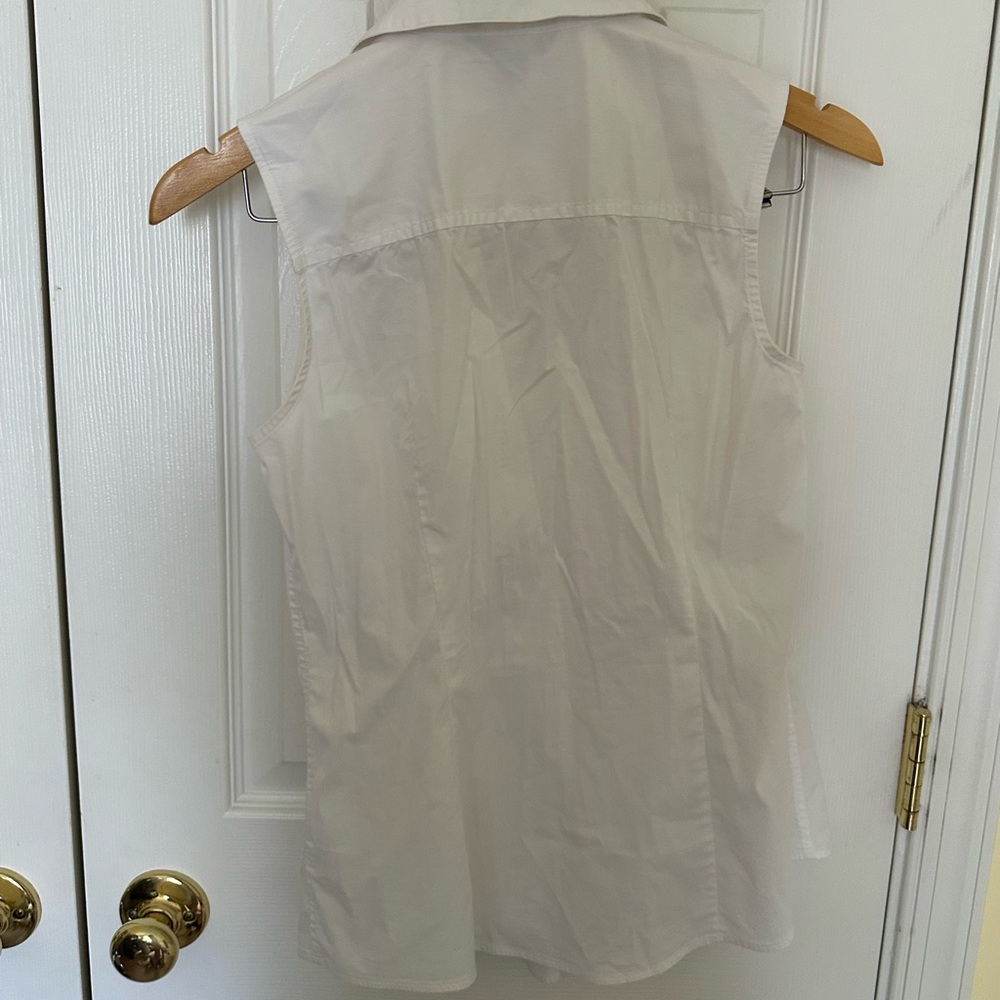 Brooks Brothers Ivory Ruffled Blouse - Picture 3 of 3